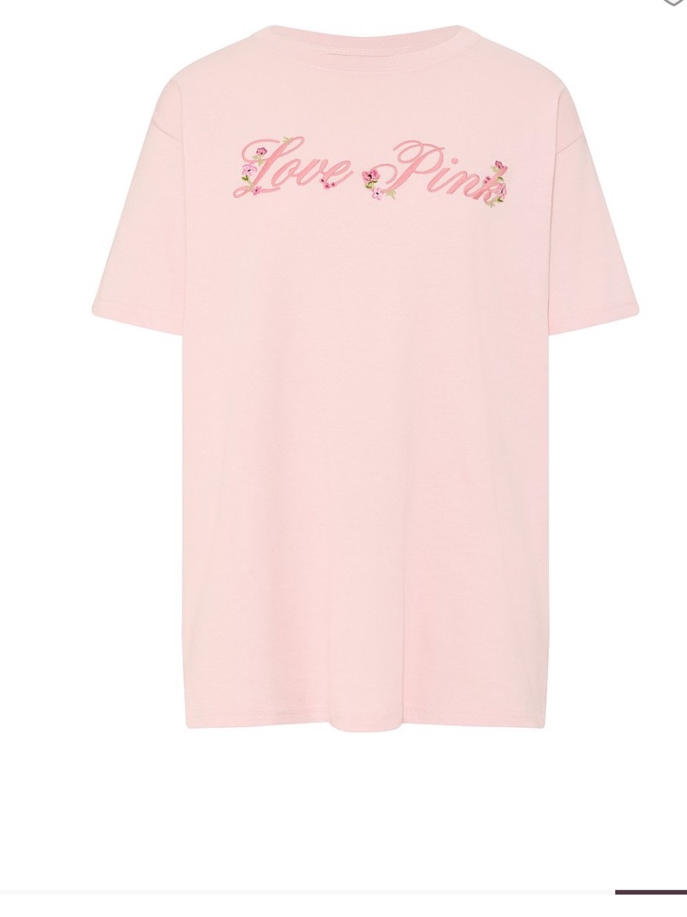 Victoria's Secret Light Pink "Love Pink" Graphic Tee